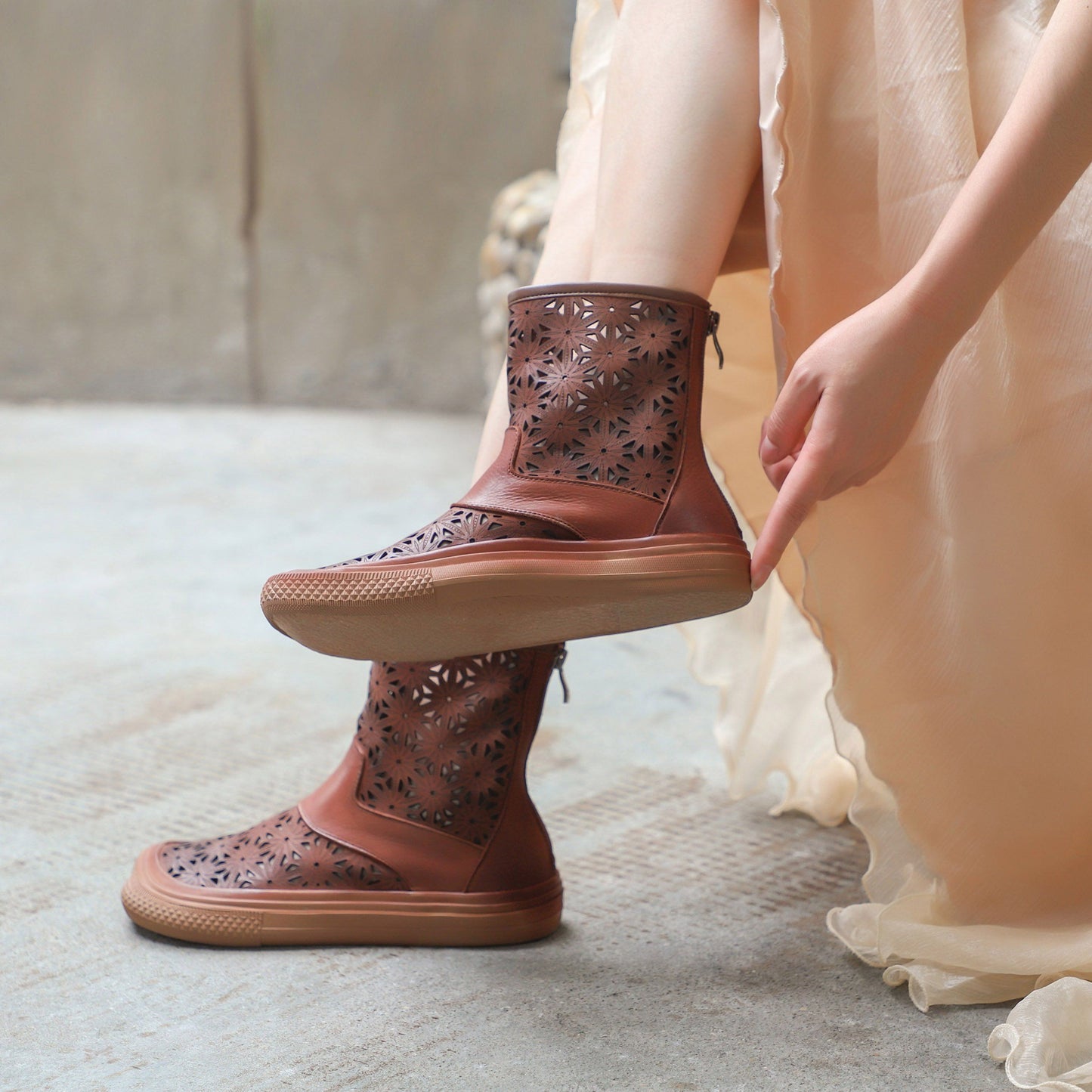 Bottes d'été orthopédiques confortables et élégantes