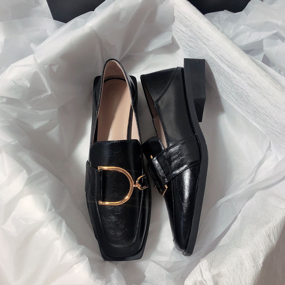 Mocassins en cuir pour femmes