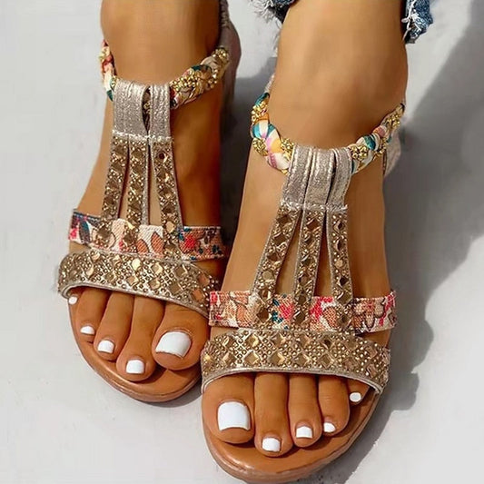 Sandales orthopédiques à lanières Boho