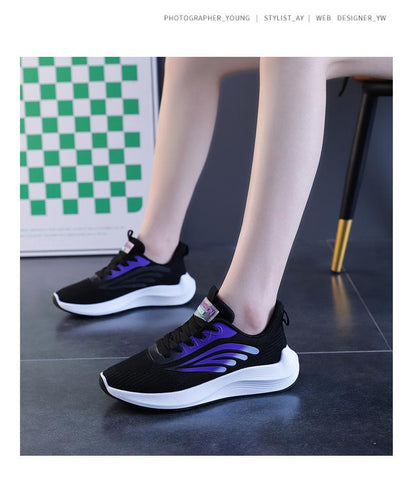 Chaussures de sport légères et respirantes en maille à coussin d'air