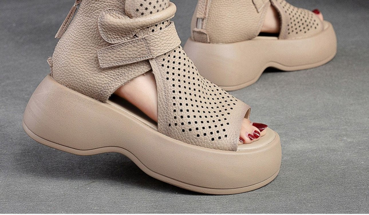Sandales en cuir de haute qualité