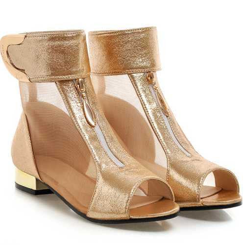 Bottes d'été élégantes et détaillées, offrant un bon soutien