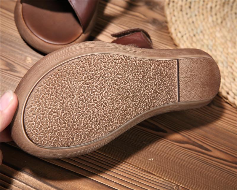 Sandales d'été orthopédiques à la fois souples et confortables