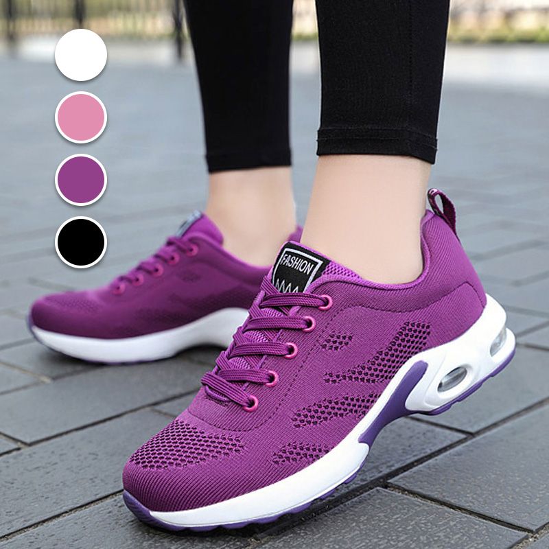 Chaussures de course en maille respirante pour femmes
