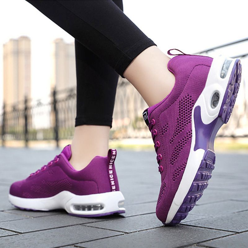 Chaussures de course en maille respirante pour femmes