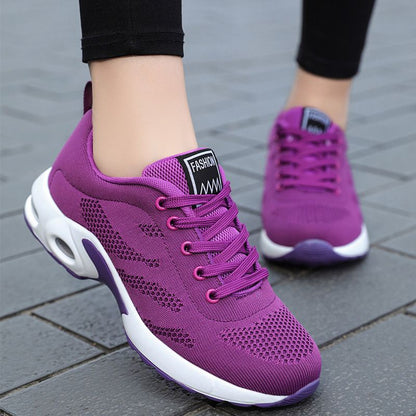 Chaussures de course en maille respirante pour femmes