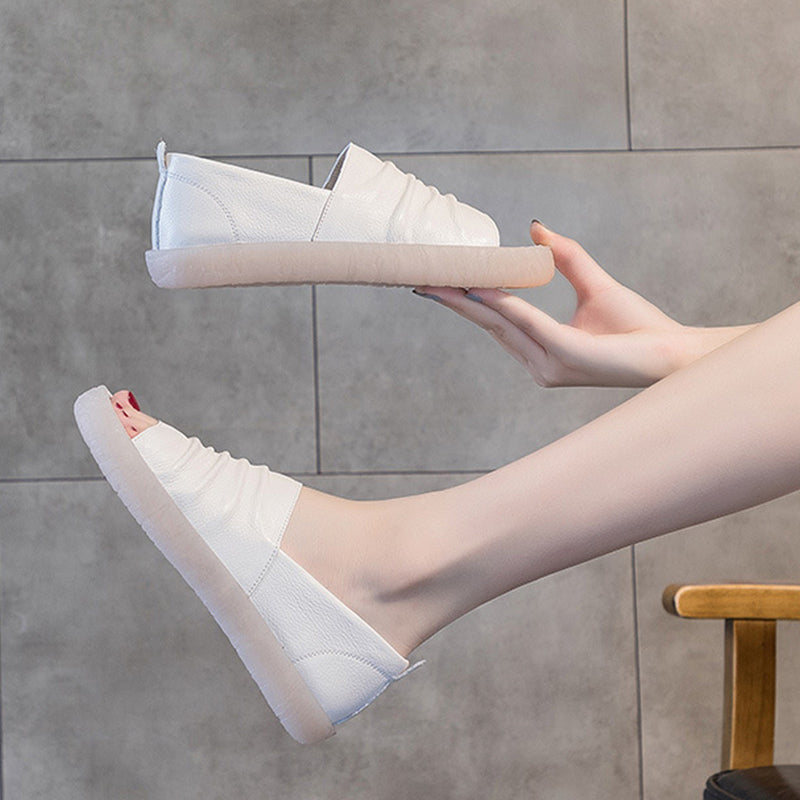 Chaussures plates à bout profond pour femmes