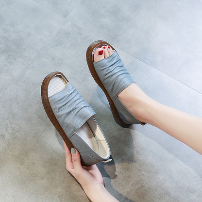 Chaussures plates à bout profond pour femmes