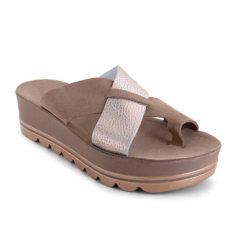 Sandales orthopédiques en cuir pour femmes